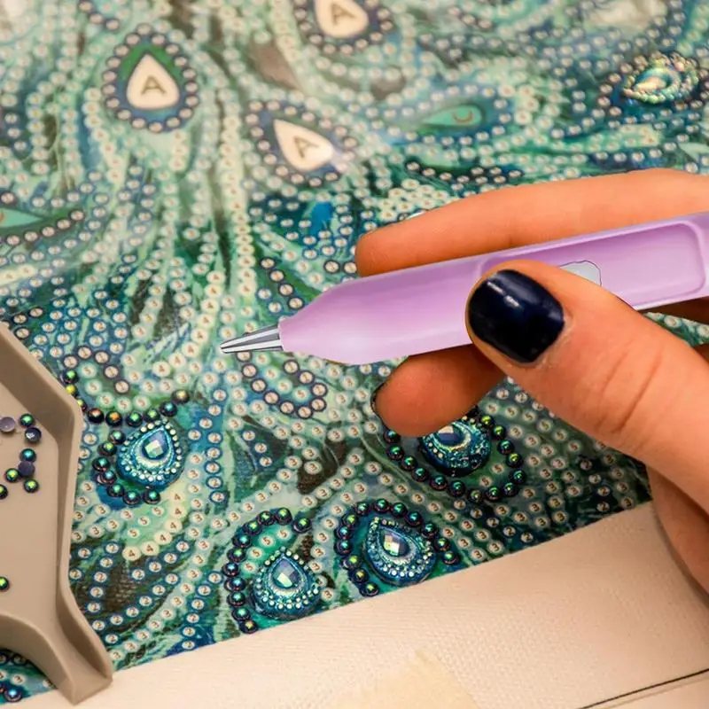 

Rhinestone Painting Pen Rechargeable Rhinestone Art Pen For Painting Automatic Craft Project Making Accessories For Kindergarten