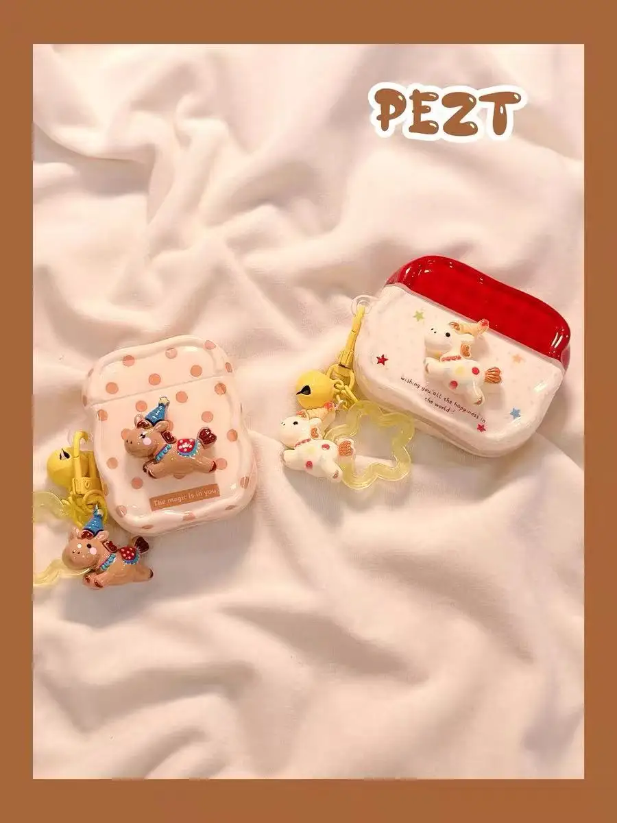 Funda Protectora para Auriculares Apple AirPods Pro3, AirPods 1, 2, 3, 4, Pro 2, con Colgante, Diseño de Cerveza, Agua de Coco, Vodka, Agua Mineral