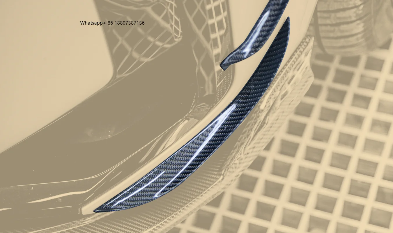 

Новый карбоновый передний сплиттер/накладка на выхлопную систему для BMW X3M X4M F97 F98, универсальный, с креплением на болтах