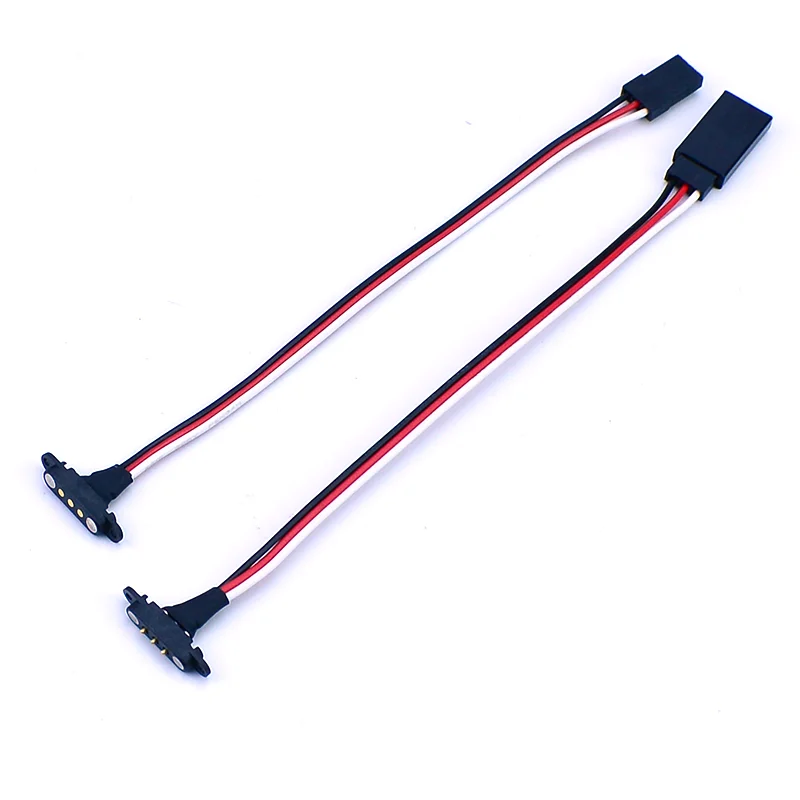 

RC Magnetic Extension Cable JR ZH1.5 Wire Connector for RC Crawler Car TRX4 Tamiya Truck Volvo Kyosho Miniz Models