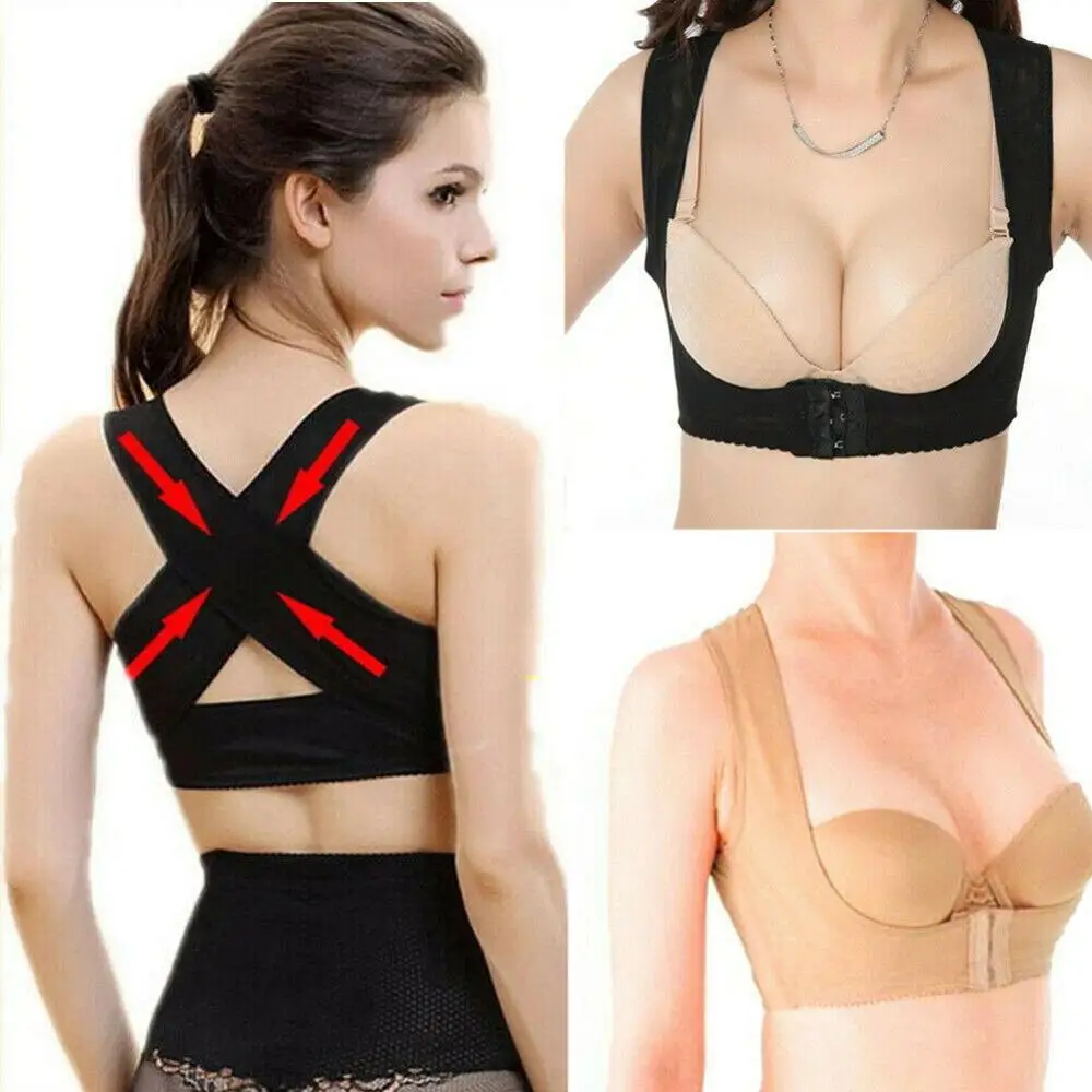 Women Chest Posture Corrector Belt Back Shoulder Support Brace Posture Correction for Health Care Invisible Body Shaper Corset