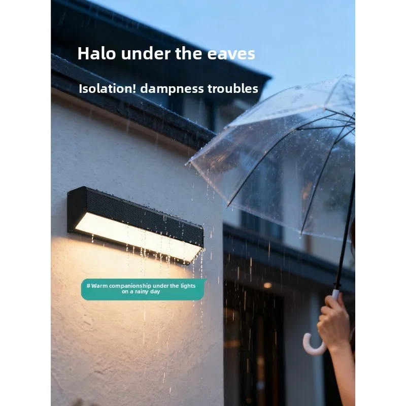 Outdoor wall lamp Sun room Long super bright terrace Door lamp Waterproof courtyard Villa