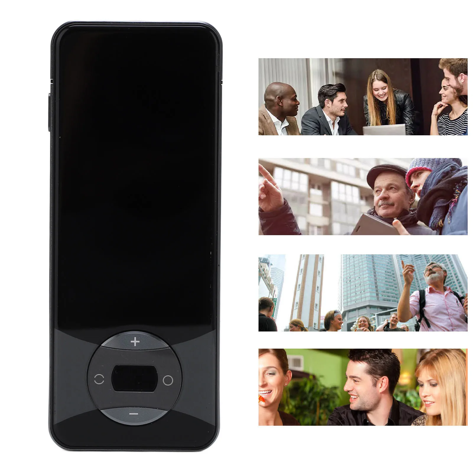 Taalvertaalapparaat 1 GB 8 GB ROM 74 talen Ondersteuning 3 inch touchscreen Taalvertaler voor op reis