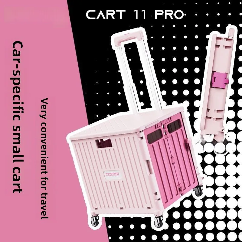 large-capacity-shopping-cart-vegetable-buying-little-trolley-car-rear-trunk-storage-box-foldable-handle-high-capacity-car-tro