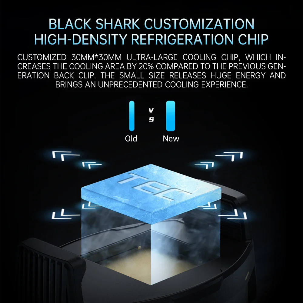 Original Black Shark 4 Cellphone Cooler Fast Cooling Game Cooler Back Clip Bracket For Live Broadcast iPhone HUAWEI XIAOMI