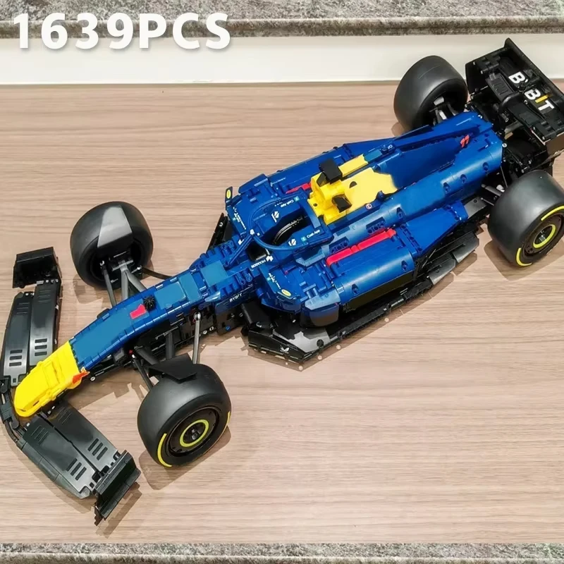 Nueva tecnología fórmula maquinaria de carreras SF-24 niño 42206 montaje difícil 1:8F1 bloques de construcción juguete para regalo para niños