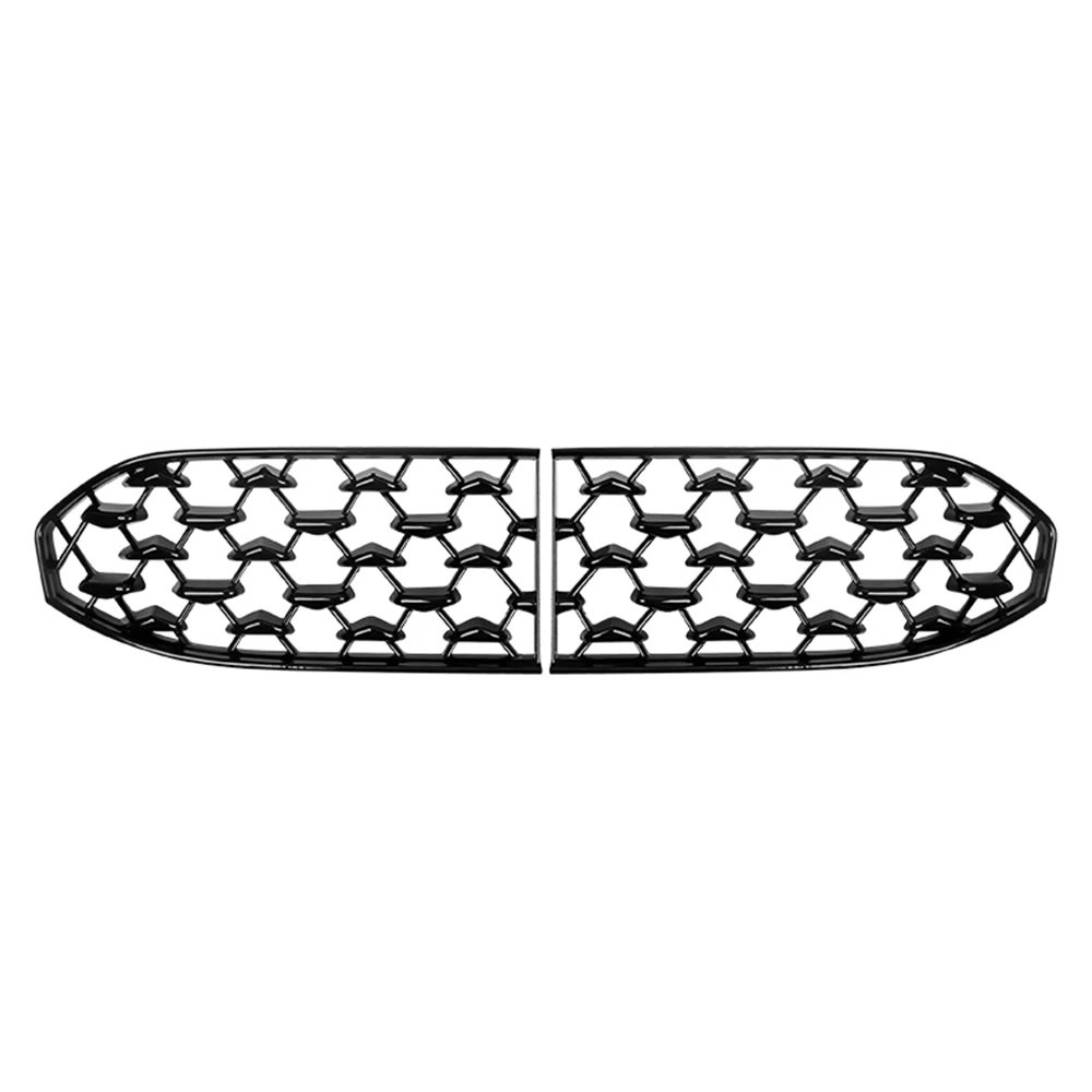 2pcs Car Front Lower Grille Bumper Grille Cover Decoratio For Mazda CX-30 2020-2021 Front Grilles