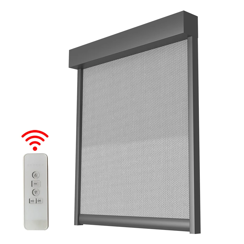 

Custom Electric Smart Blinds Outdoor Zipper Track Blinds Curtains
