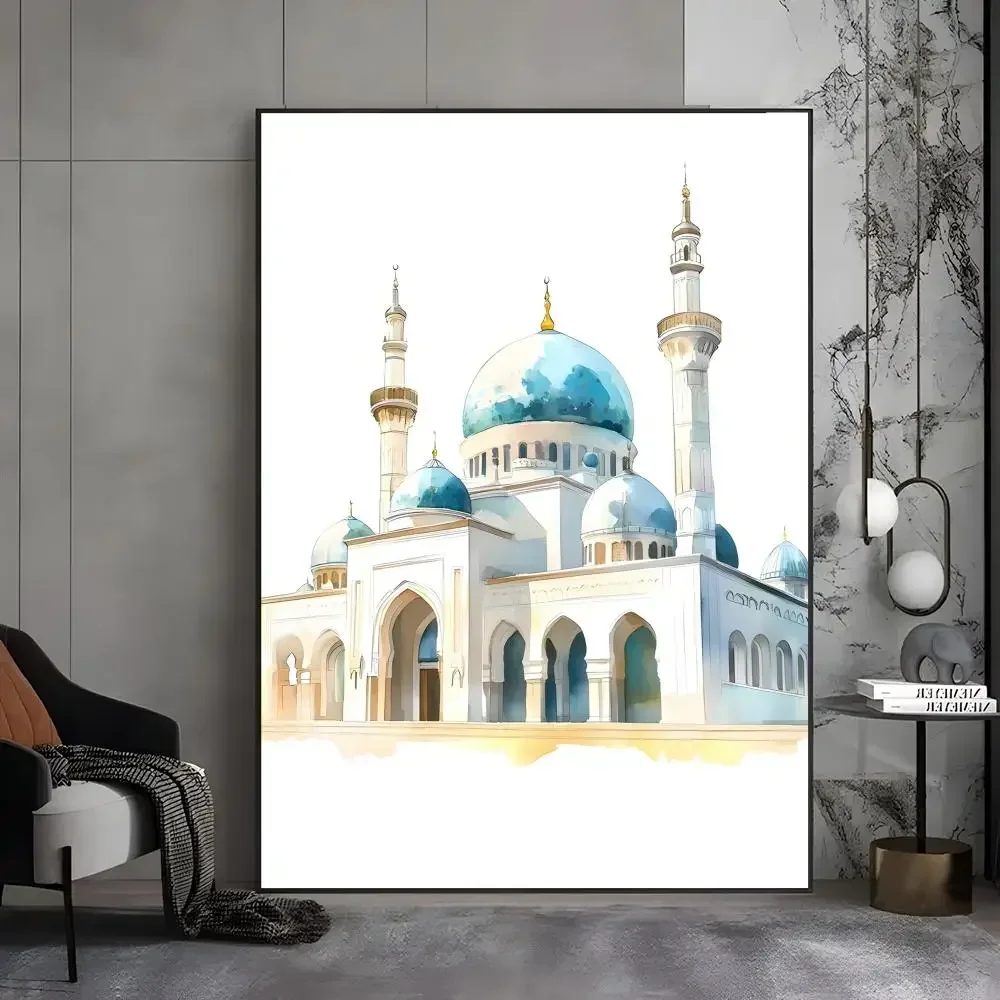 Moschee Nabawi Wandkunst-Poster HD wasserfest ideal 2026 neu
