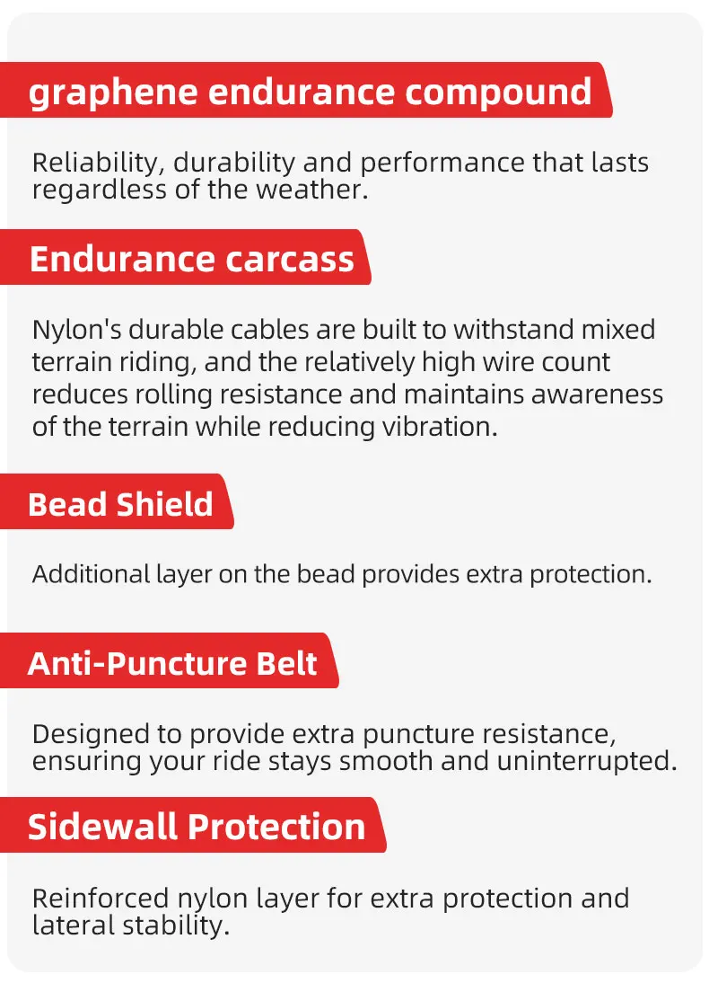 Vittoria Bicycle Gravel Road Vehicle Tire 40-622 37-622 Tubeless TERRENO T50 T30 T10 High Anti-Puncture Sidewall Protection – Detail 10
