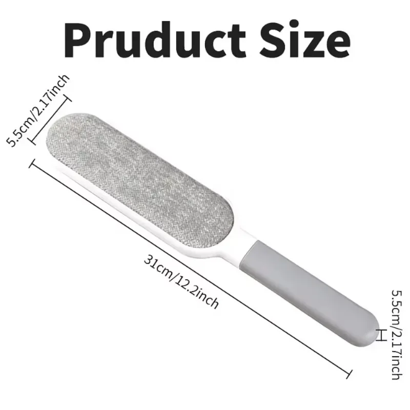 Reusable Pet Hair Remover Brush Double Sided Electrostatic Lint Cleaner for Clothes Sofa Carpet Bedding Furniture Home Cleaning