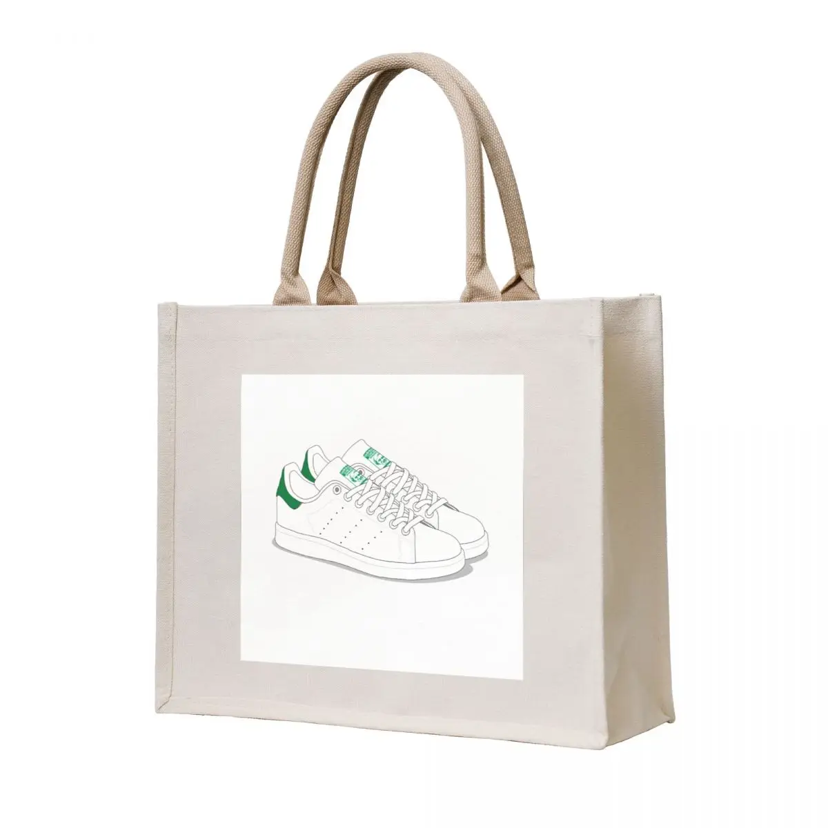 

stan smith illustration Green pair. Tote Bag tote bag canvas Custom bag shopping Lady