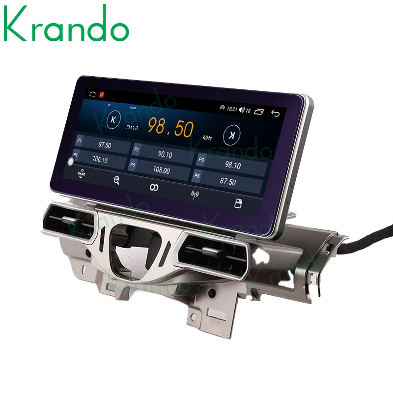 

Krando 12,3 ''автомобильный мультимедийный 4G авторадио Carplay для Ferrari 458 2011-2016, Android-мультимедиа, встроенный беспроводной CarPlay BT