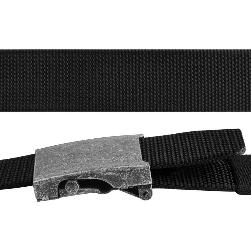 حزام نايلون بإبزيم أوتوماتيكي سميك - حزام سراويل كاجوال للأعمال العالمية للرجال الأكثر مبيعًا