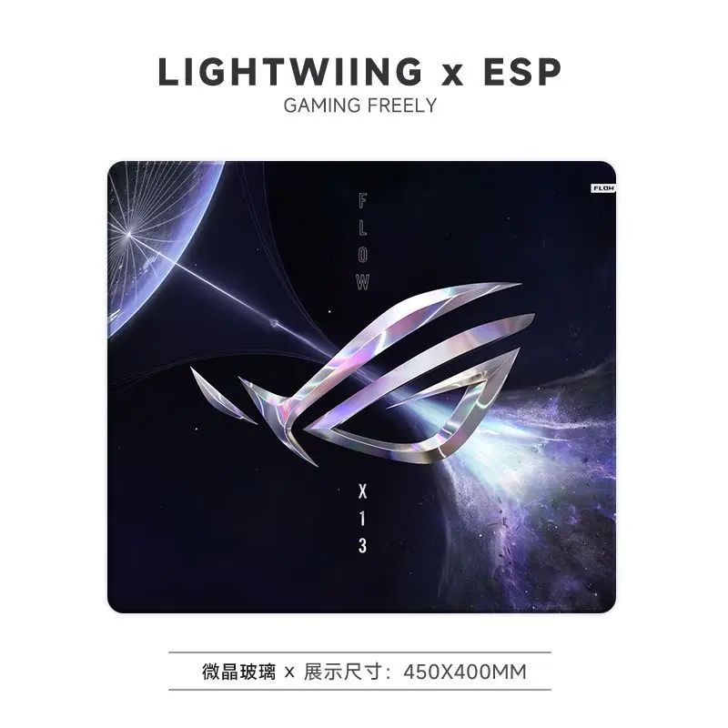 Esports Suit Minimalist Glass Gaming Mouse Pad Smooth Frosted Surface Desk Tempered Glass Mouse Pad E-Sports Table Mouse Pad