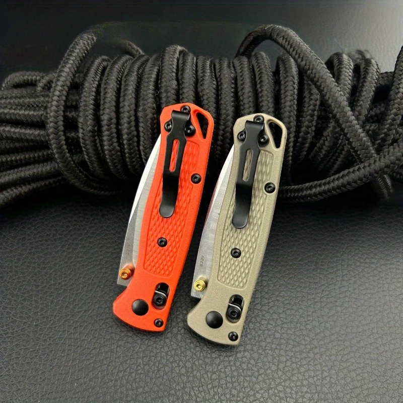 Multi Colors BM 535/533 Outdoor Camping Folding Pocket Knife Drop Point Blade Nylon Fiber Handle High Hardness Utility Knives