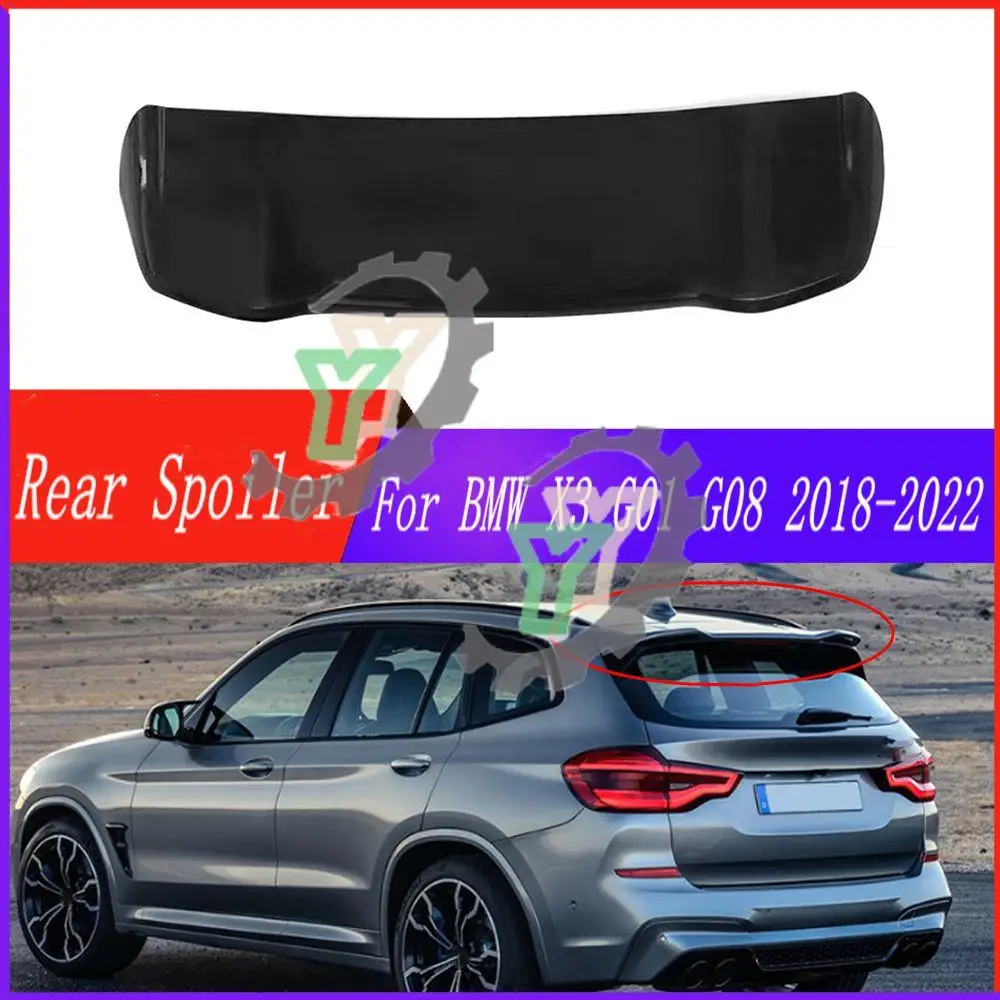 

High Quality ABS Rear Roof Spoiler Trunk Wing Lip Boot Cover For BMW X3 G01 G08 Upgrade 1:1 X3M Style 2018 2019 2020 2021 2022