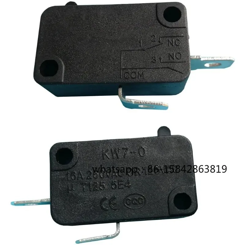 10pcs Microswitch Sensitive Switches 2pins NO Micro Switches 16A 250VAC 5E4 KW7-0 CE CQC Certificate