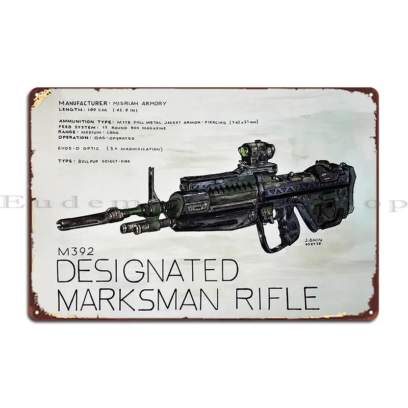 M392 Dmr Metal Plaq… - image