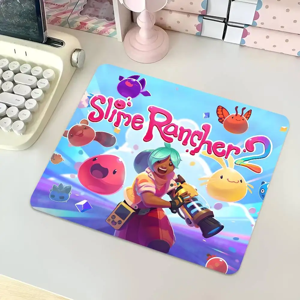 1pc Game S-Slime Rancher Small Mousepad Keyboard Pad Laptop Cushion Non-slip Deskpad