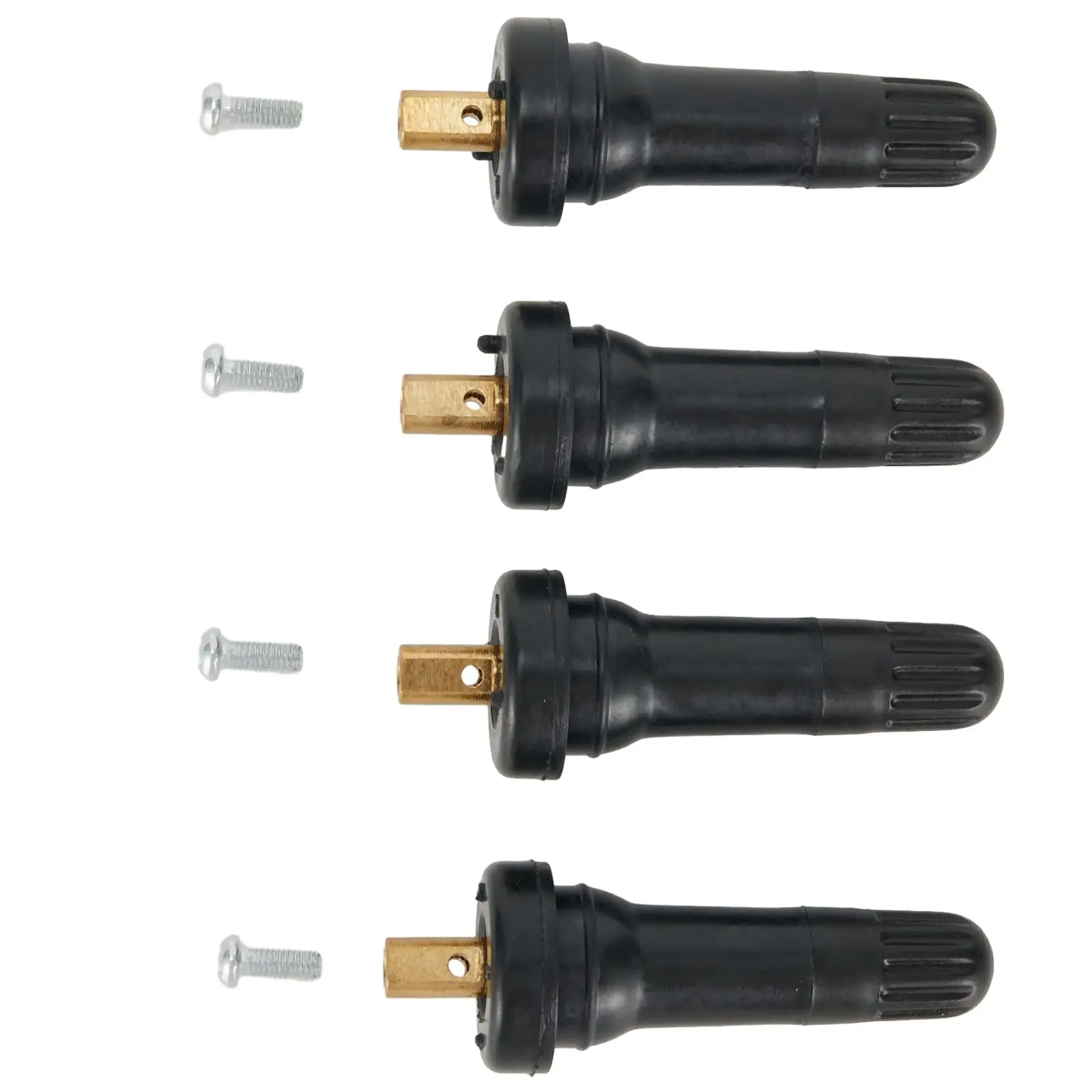 

Датчик давления в шинах TPMS (4 шт.) для GMC, Cadillac, Chevrolet, резиновый вентиль, соответствует оригинальным заводским спецификациям