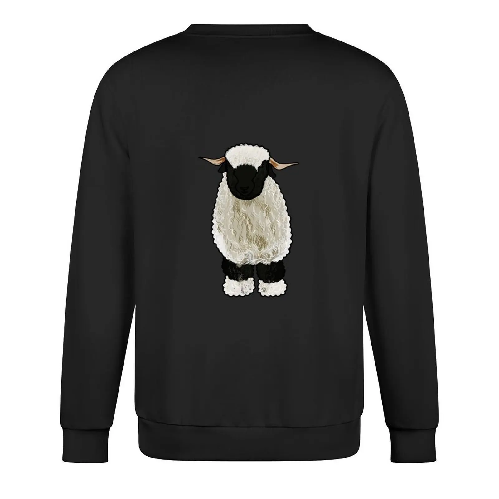 Valais Blacknose الأغنام الكرتون التوضيح البلوز الرجال الشتاء سترة بلوزة ملابس رجالية الرجال البلوز