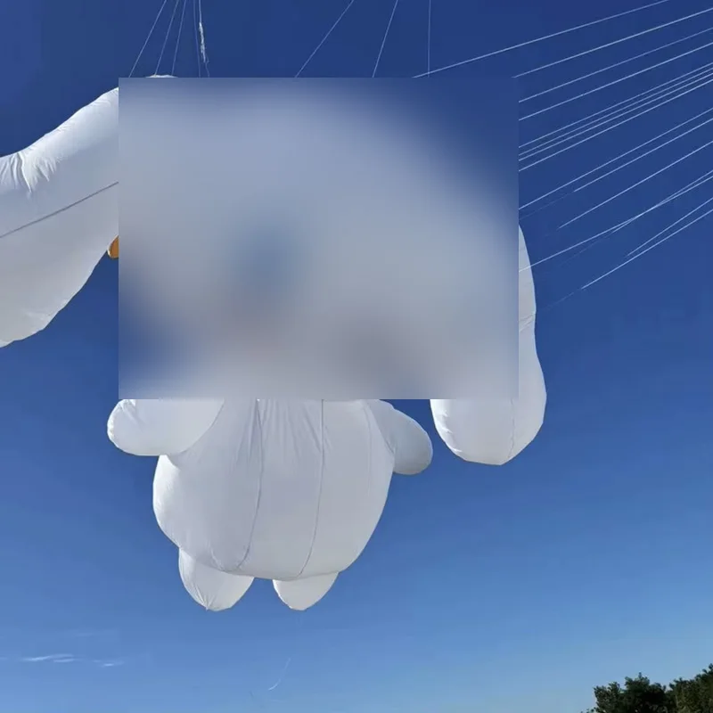 9KM 3.5m 고양이 및 4m 개 연, 립스탑 나일론 원단 라인 세탁 연 펜던트, 부드러운 풍선형 대형 전문가용 연 (가방 포함)