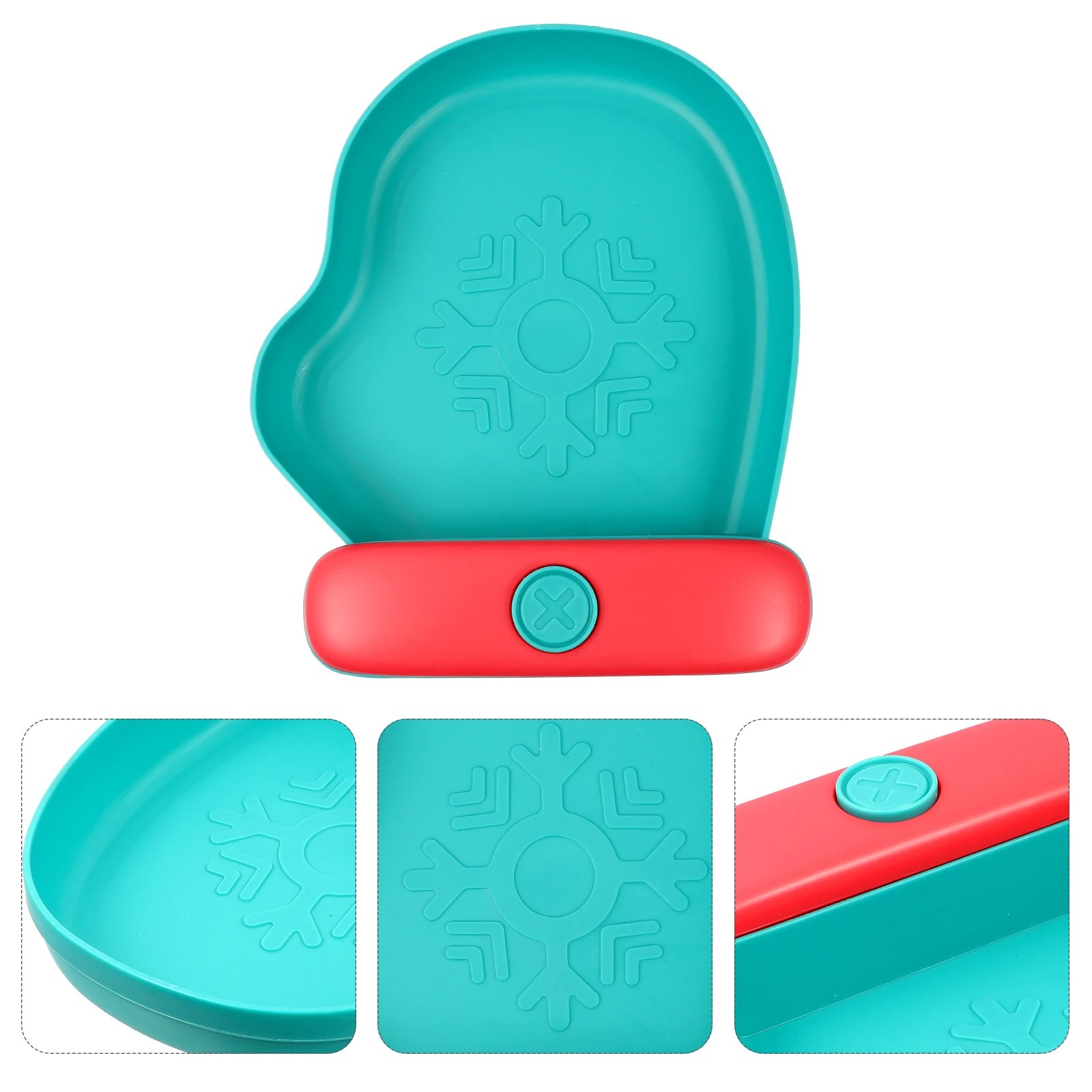 

Christmas Glove Shaped Fruit Tray Snack Container High Quality PP Smooth Surface Round Edges Perfect Size Storage Box