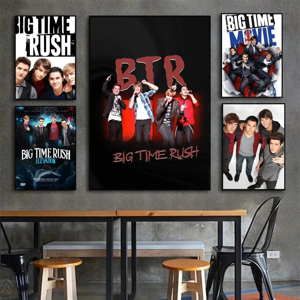 Band Big Time R-Rush BTR Poster Wall Art Home Decor Room Decor Digital Painting Living Room Restaurant Kitchen Art