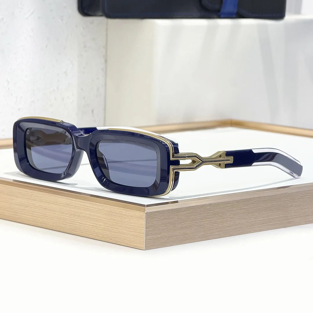 

Солнцезащитные очки с толстой ацетатной и металлической оправой, поляризованные линзы, защита от УФ400, винтажные, высокое качество, оригинальная упаковка, унисекс