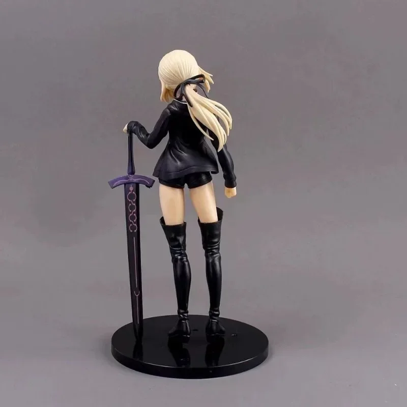 Fate/stay Night Figure Altria Pendragon Alter Black Saber Heaven's Feel Servant 1/12 PVC Anime Action Figure Model Toys Gifts