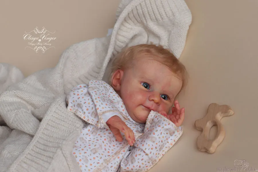 18Inch Ayla Unfinished Unpainted Reborn Doll DIY Blank Parts Kit, Molde Bebê Reborn Para Artesanato