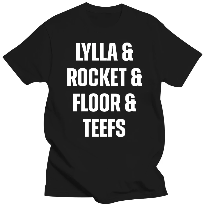 Lylla Rocket Floor And Teefs T Shirt 2023 Trend Film Fans Gift Short Sleeve Casual 100% Cotton Unisex O-neck Summer T-shirts