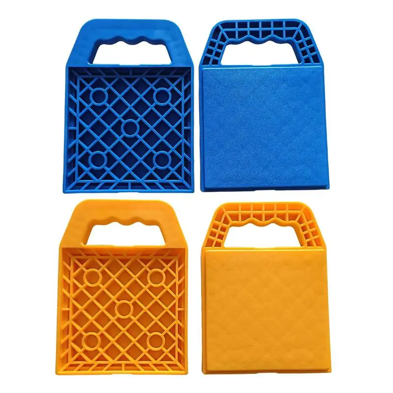 

RV Jack Pads Car Jack Pad Set of 4 Anti-Slip Multi-Angle RV Leveling Support Equipment for Parking Road Trip Beach Pool