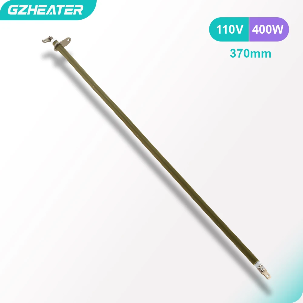 

370mm 110V 250-400W Heating Element for Electric Oven Electric Heat Tube with Metal Sheet by Annealing 2 Pieces