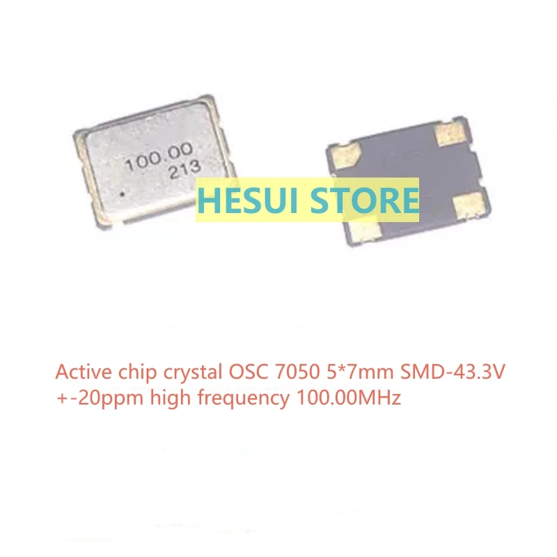 1/5/10PCS Active chip crystal 5*7 5070 7050 100M 100MHZ 100.000MHZ