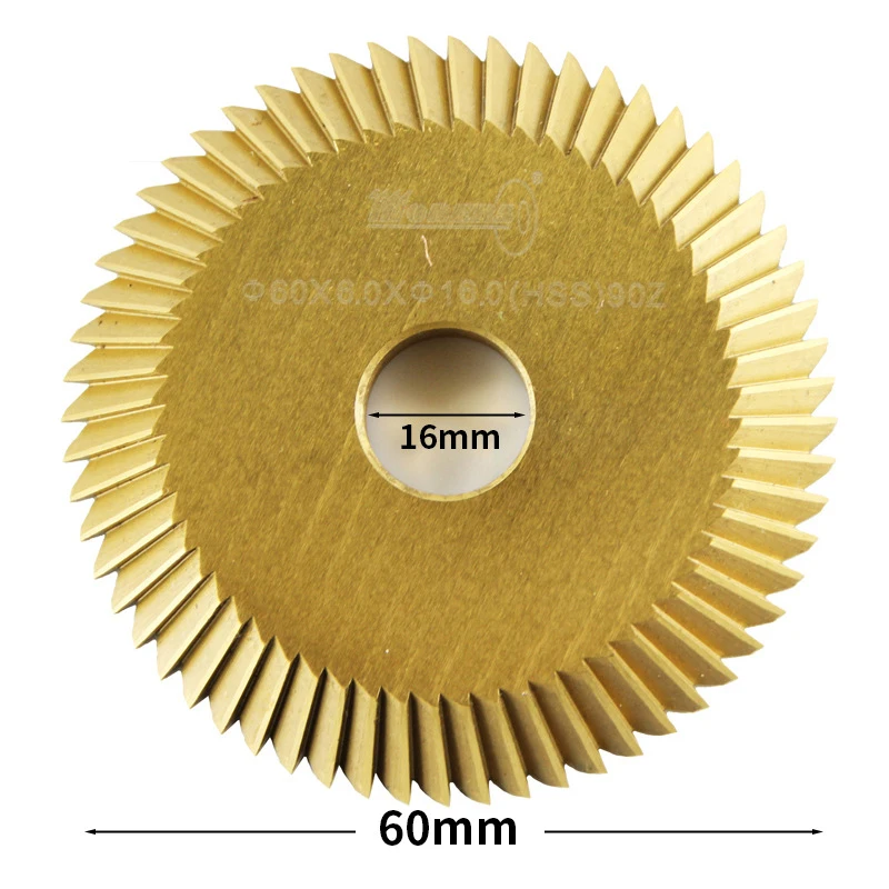 Key Copy Machine 1pc 60x6x16mm 90Teeth HSS Key Machine Cutter Saw Blade Fit On 238BS 2AS Machine For Making Keys