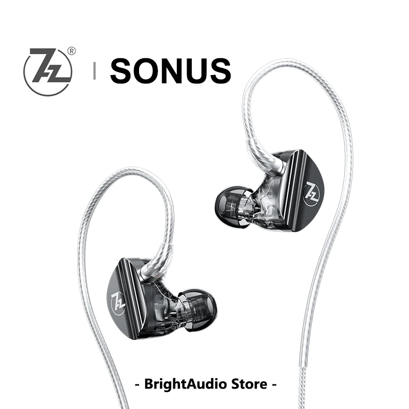 7HZ SONUS 1DD+1BA Hybrid Earphone IEM HIFI Music Earbuds 0.78mm Detachable Cable HIFI Music wired Headsets tinhifi