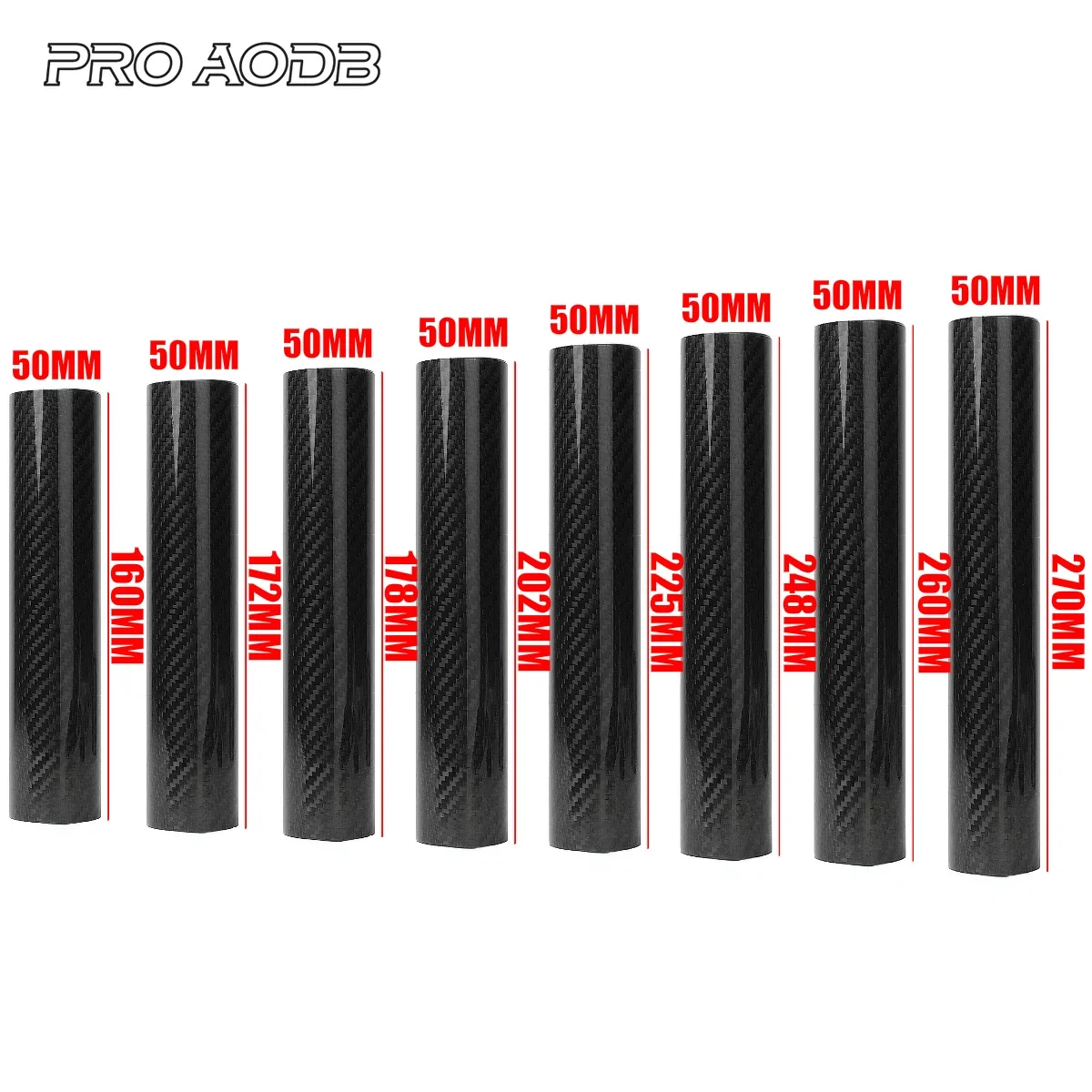 

For KTM 125 250 300 160MM-270MM Carbon Fiber Adjustable Front Fork Shock Guard Protector 350 450 500 530 EXC EXCF SX SXF XCW XCF