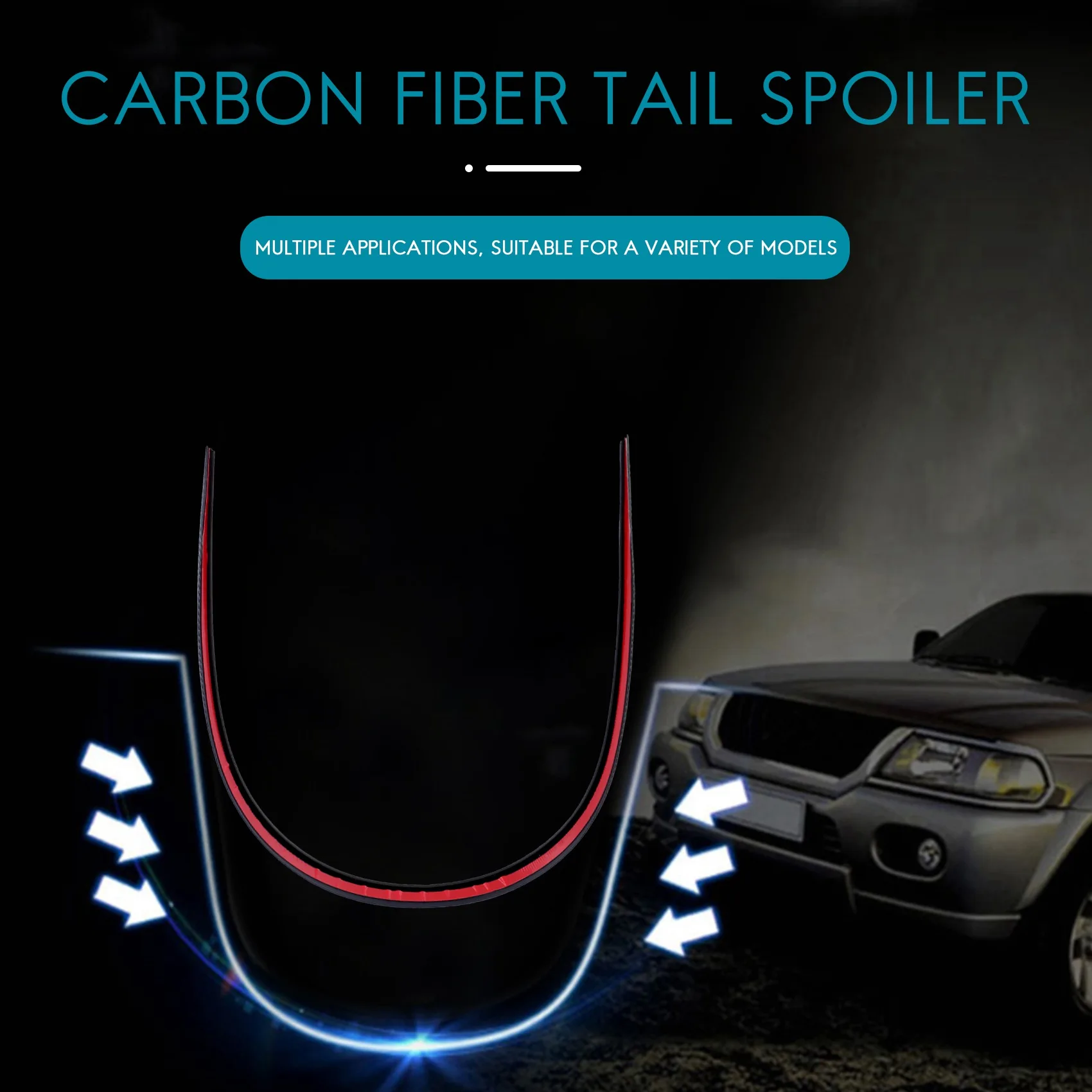 Universal Dach Spoiler Heckflügel Spoiler Hinten Stamm Spoiler Für Tesla Toyota Honda Mazda BMW Benz