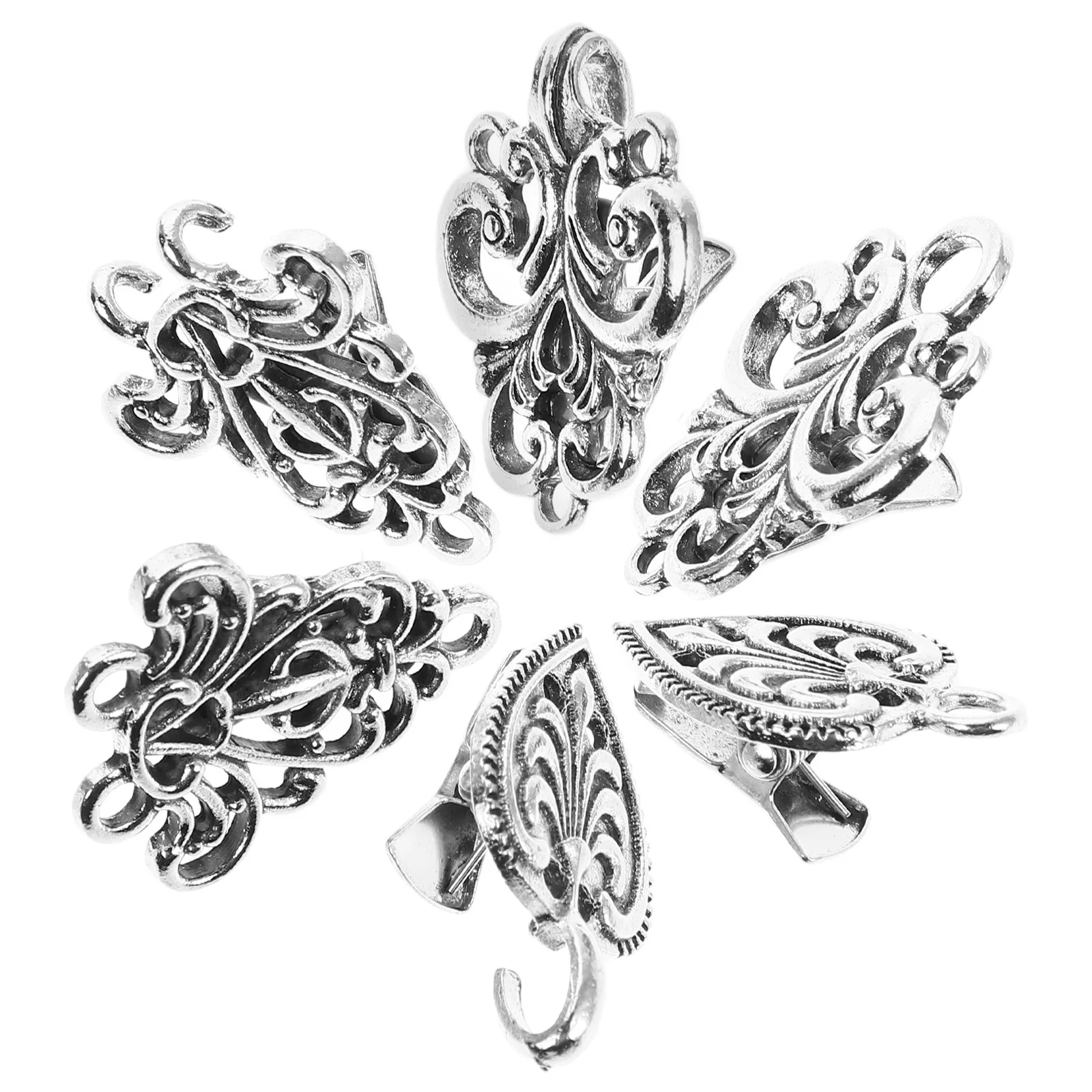 

Vintage Chinese Style Collar Clasp Elegant Scarf Clip Shawl Buckle Dress Cinch Sweater Accessory Hair Clasp Clothing