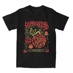 Creative King Gizzard 2024 TOUR USA Rock Band T-Shirts for Men Women Cotton King Gizzard & the Lizard Wizard Tees Shirt Big Size