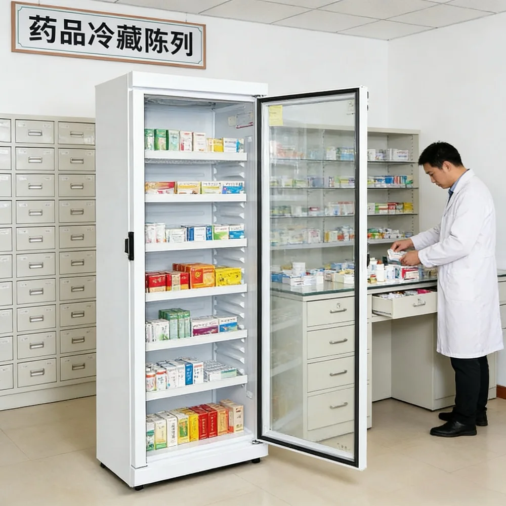 Suitable for all new smart devices2 to 8 Degree Cooler Laboratory Medical Drug Storage Refrigerator Medical Grade Refrig