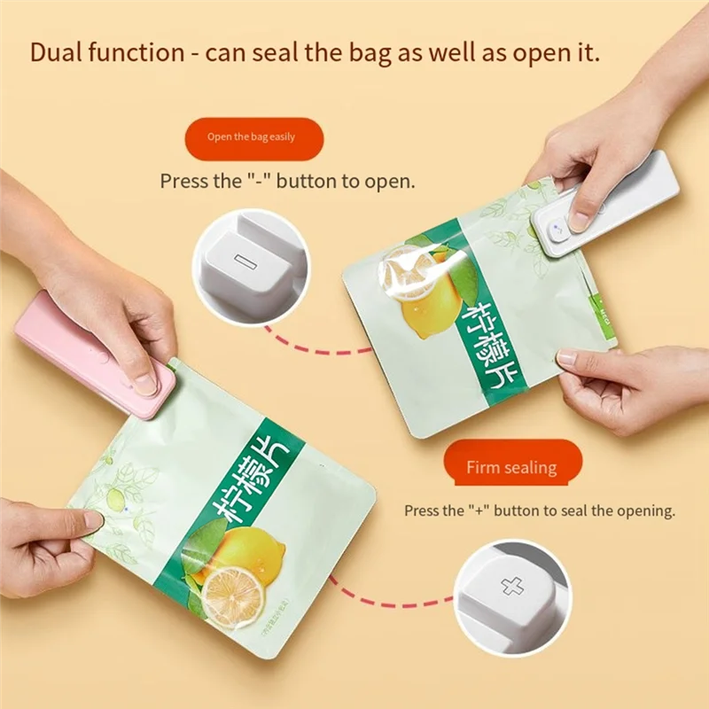 

YCOC-многофункциональный перезаряжаемый герметик, мини-портативный интегрированный аппарат для открытия и запечатывания, ручной термовакуумный упаковщик