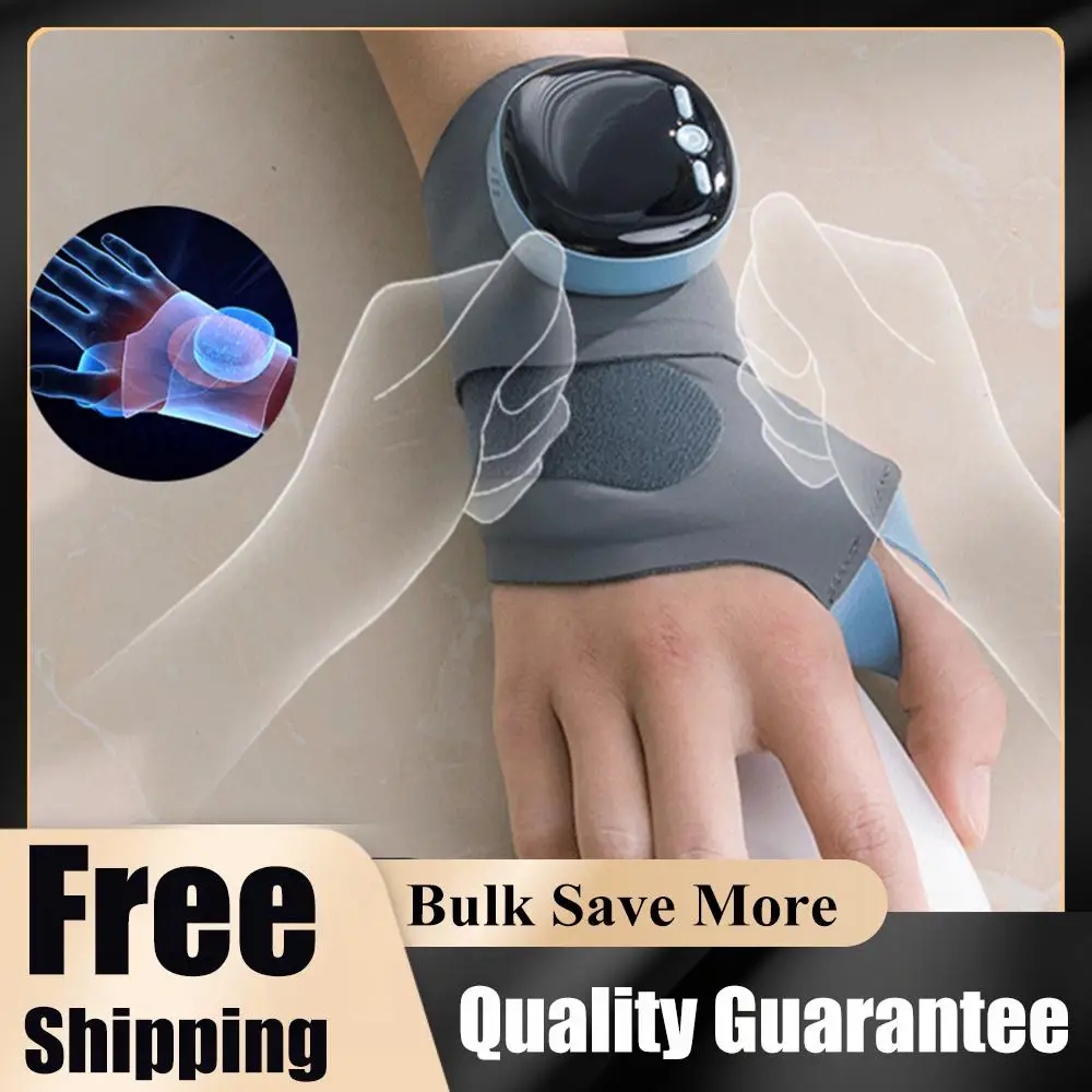 

EMS Wrist Guard Wrist Support Strap 5 Modes 9 Levels Wrist Compression Brace Adjustable Wrist Protector Bandage for Home Office