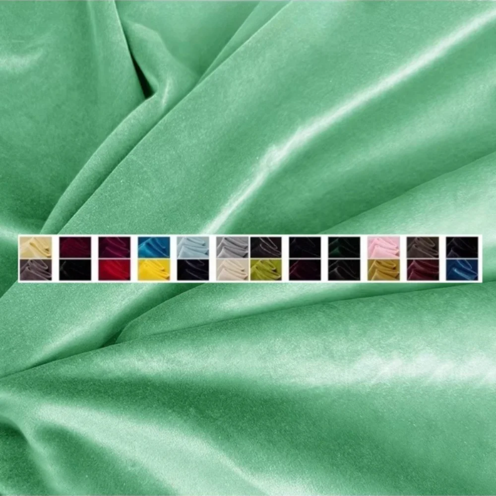 

Solid Color Natural Mulberry Silk Velvet Fabric for Cheongsam Dress Pants Clothing Fabrics By The Meter Diy Sewing Cloth