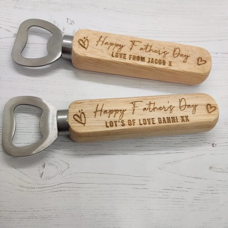 Personalized Bottle Opener Presente, Nome Personalizado Presente para o Pai, Pai Pappa, Love Wedding Party Souvenir, Presentes de Aniversário