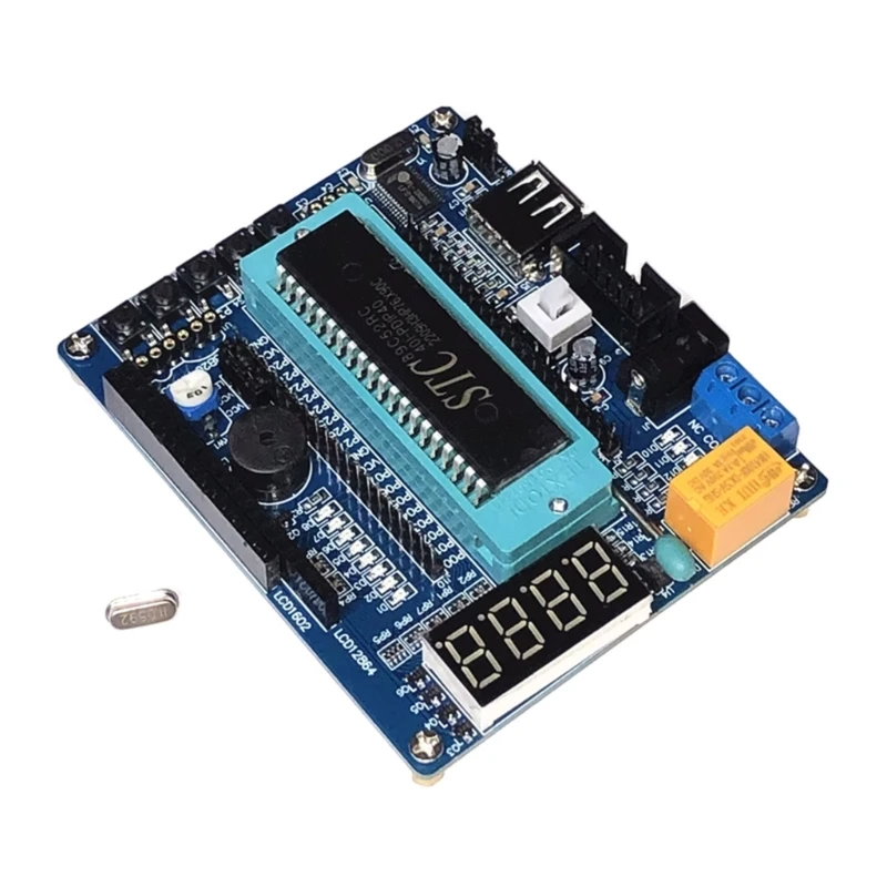 

Upgradable 51 Microcontroller Development Board Small System Board STC89C52 Dropship