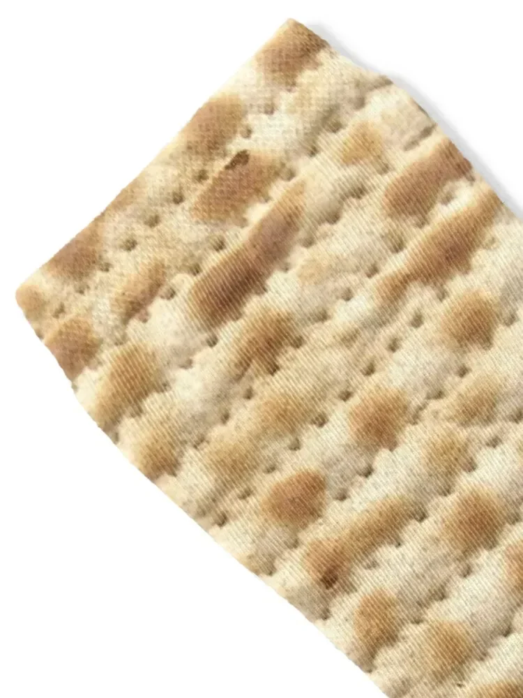 Funny Matzo Pattern - Passover Matzos - Pesach Matzah Socks christmass gift cool Men Socks Women's