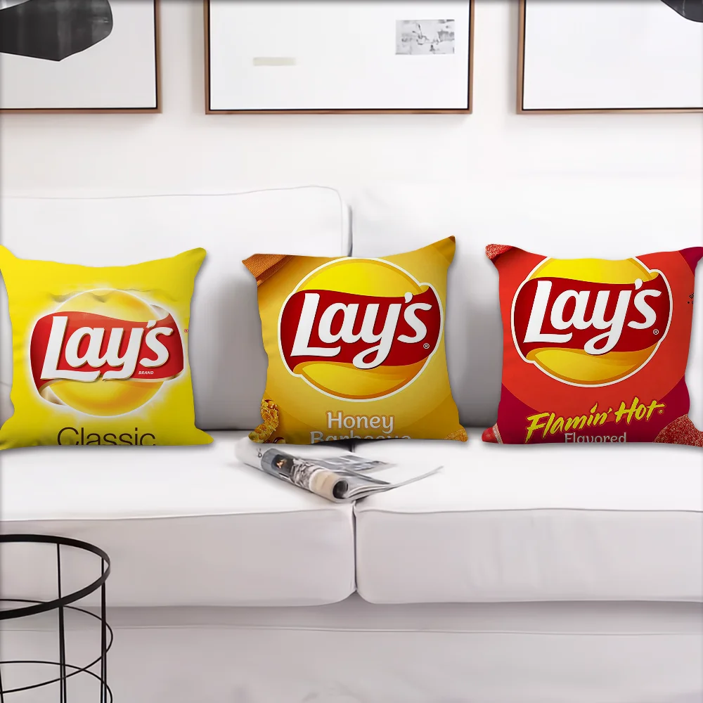 cushion Chips cover L-Lays Potato Pillow Case Room Bedroom Design Sofa Living Backrest Car Fashion Square Headboard